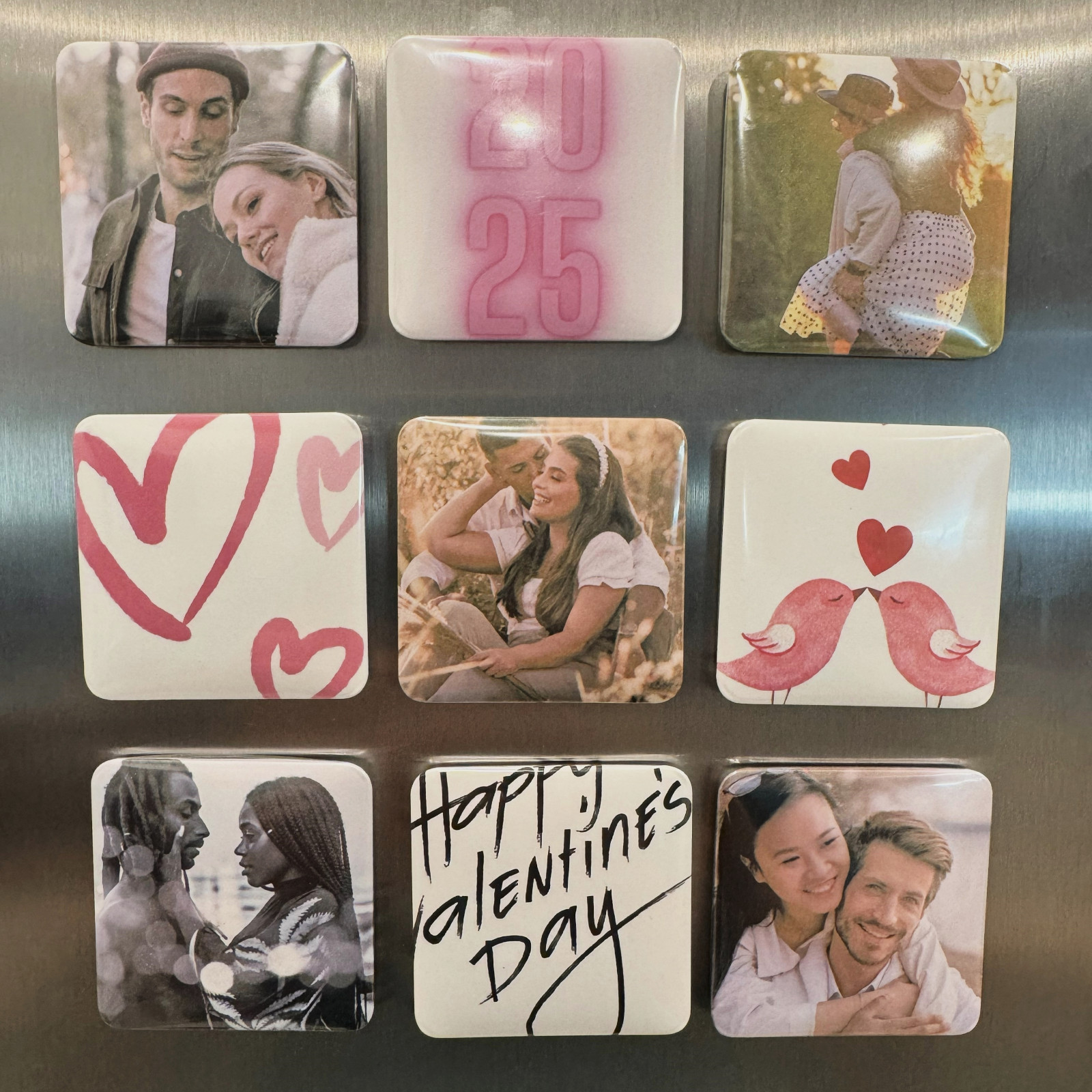 Custom Valentine\'s Day 9 Photo Magnets 2\