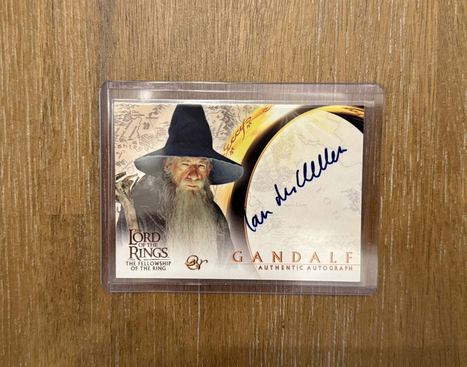 Lord of the Rings Gandalf Sir Ian Mckellen autograph Card