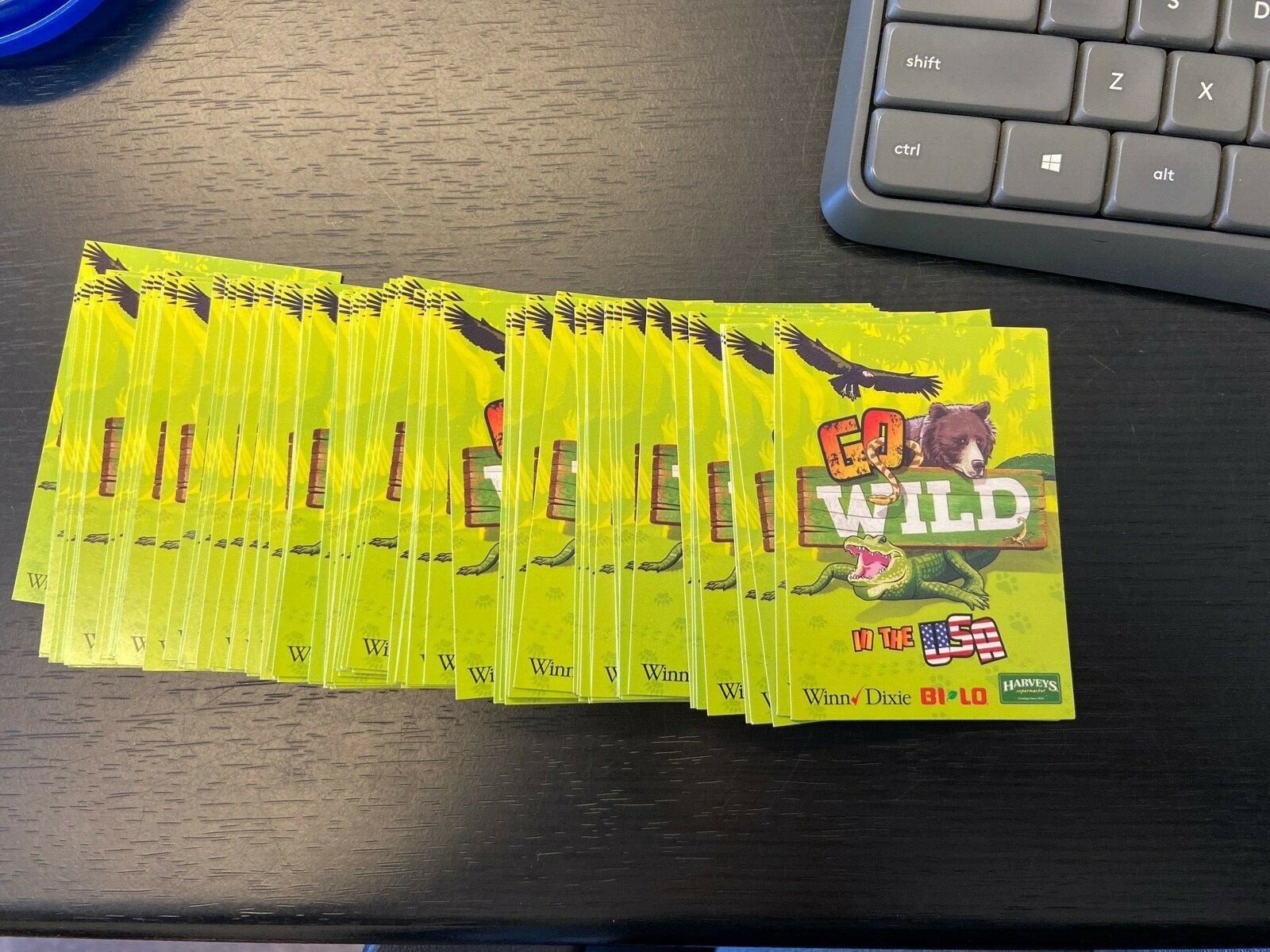 Go Wild / Bi-Lo Winn Dixie Harvey's Collectors Card **You Pick**