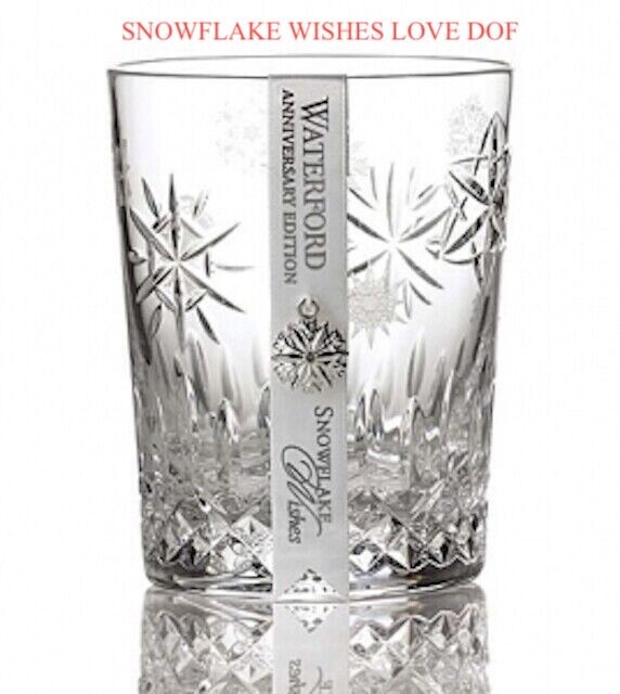 Waterford DOF Snowflake Wishes Love Anniversary 10th Edition Tumbler 1055482 NIB