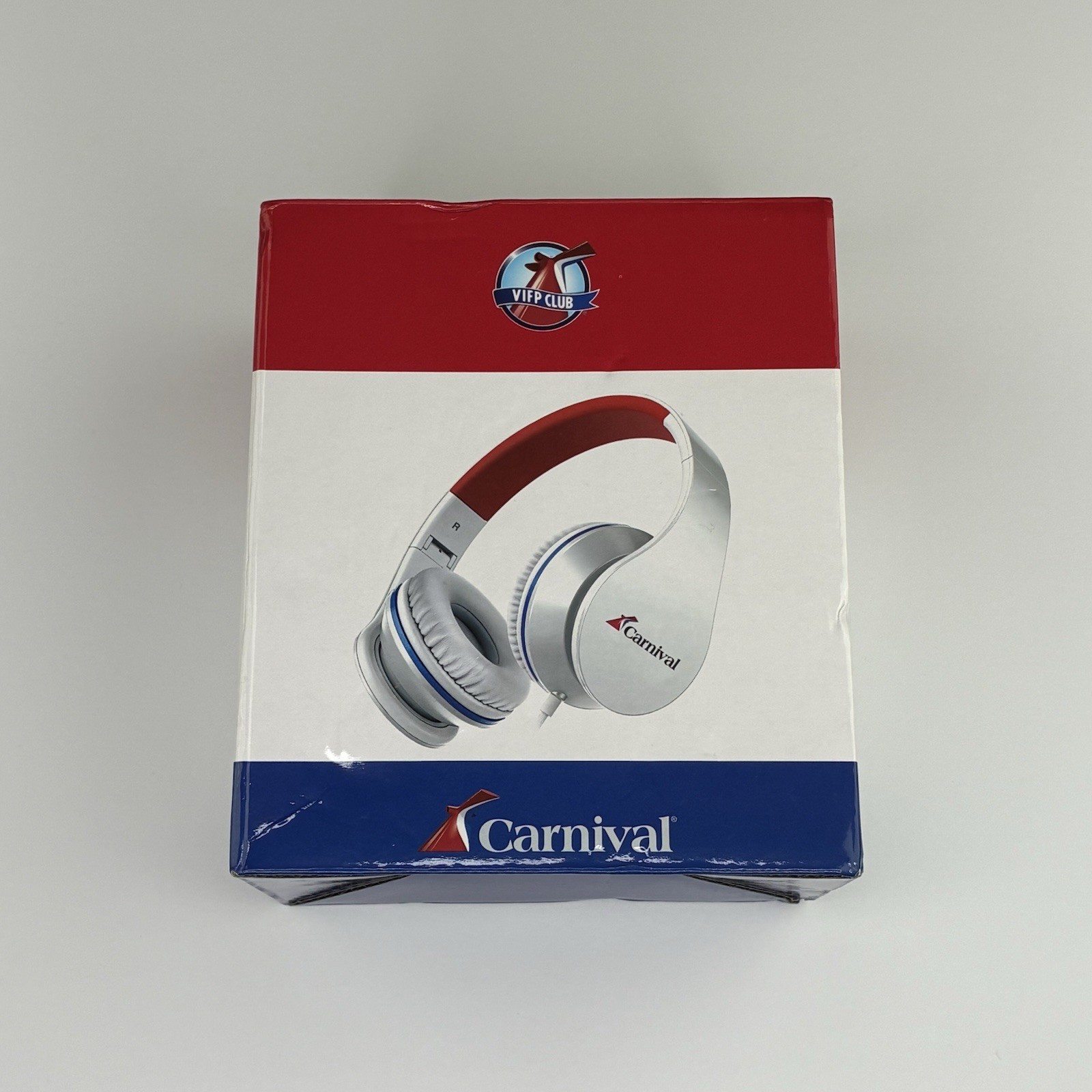 New Carnival Cruise Ship VIFP Over Ear Noise Canceling Headphones 4.25 ft Cable