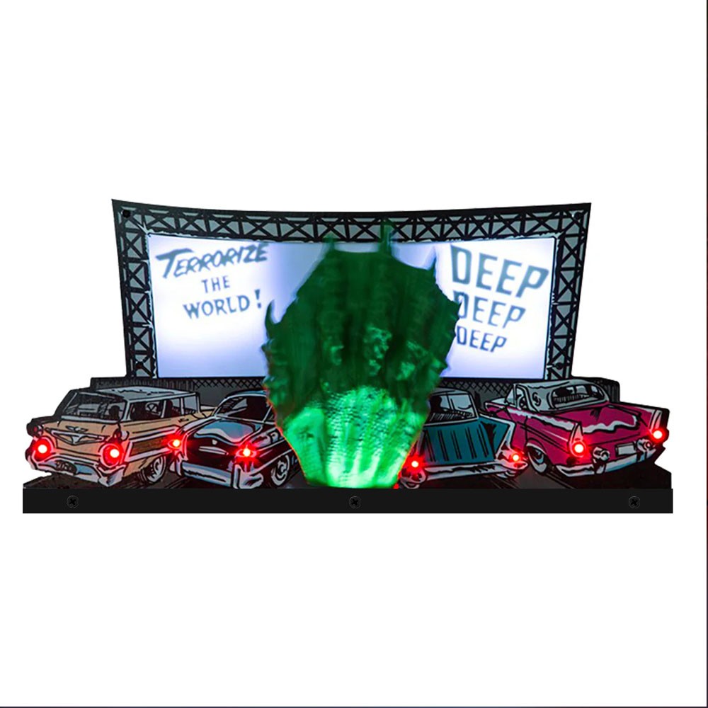 Creature From The Black Lagoon Acrylic Led RGB Pinball Topper for Machine