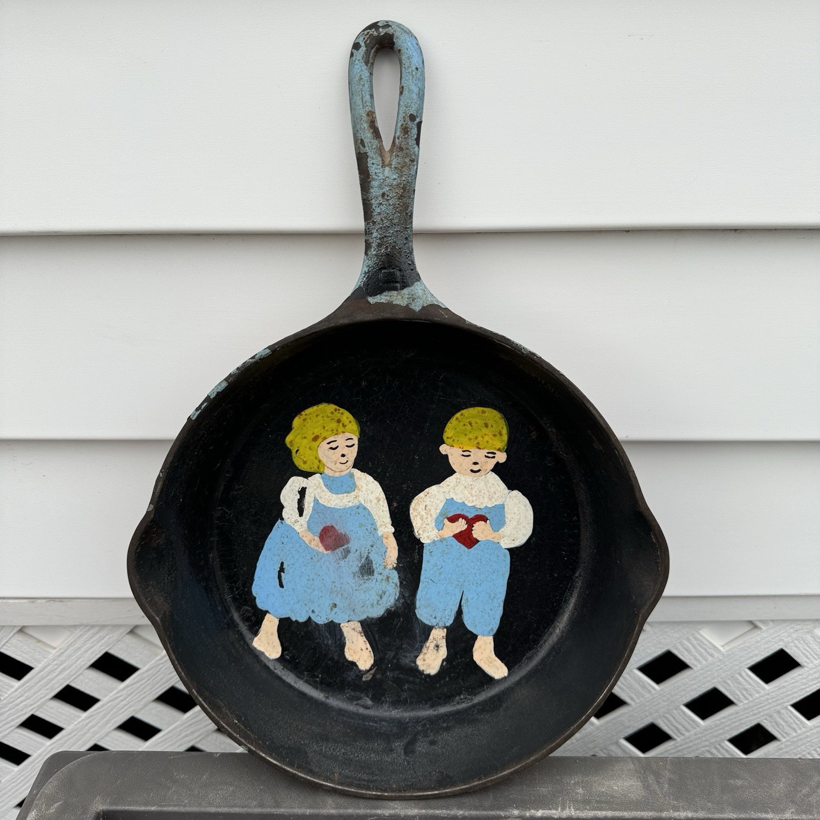 Griswold Cast Iron No 6 Skillet With Artwork Cast Iron Skillet Art DISPLAY ONLY Griswold Cast Iron No 6 Skillet With Artwork Cast Iron Skillet Art DISPLAY ONLY