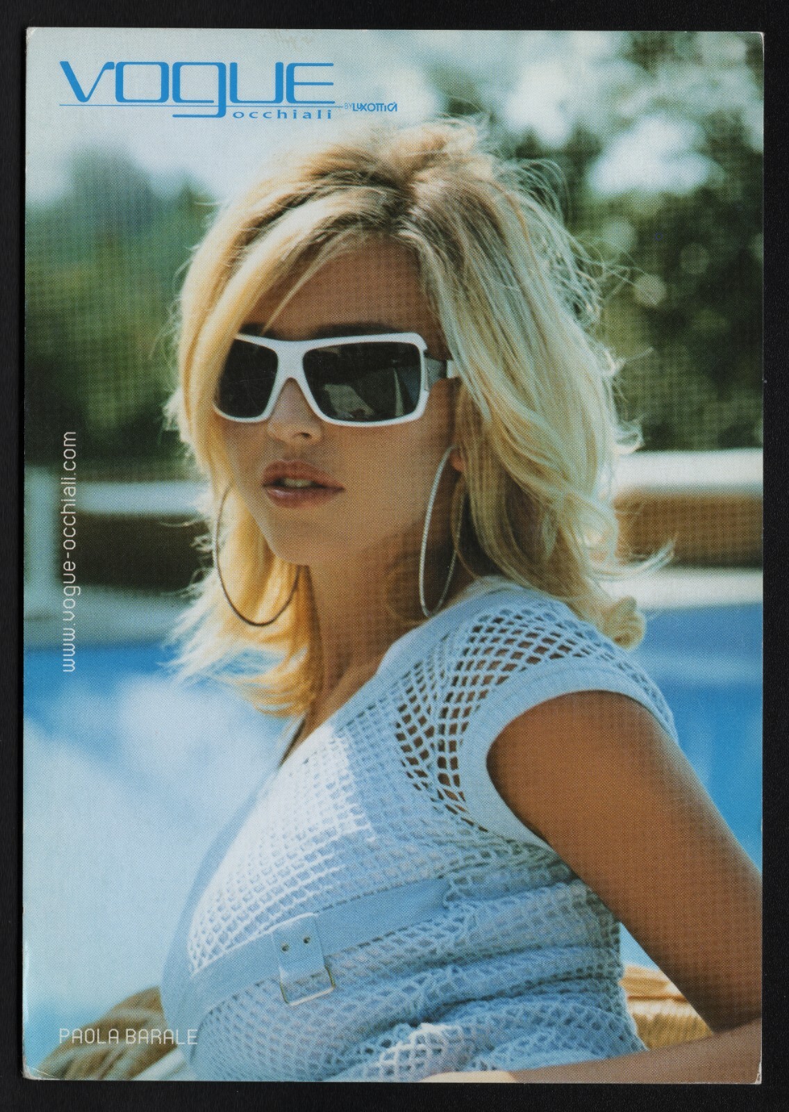 Vogue Glasses Paola Barale - Luxury Advertising - Collection 04 (2000s)