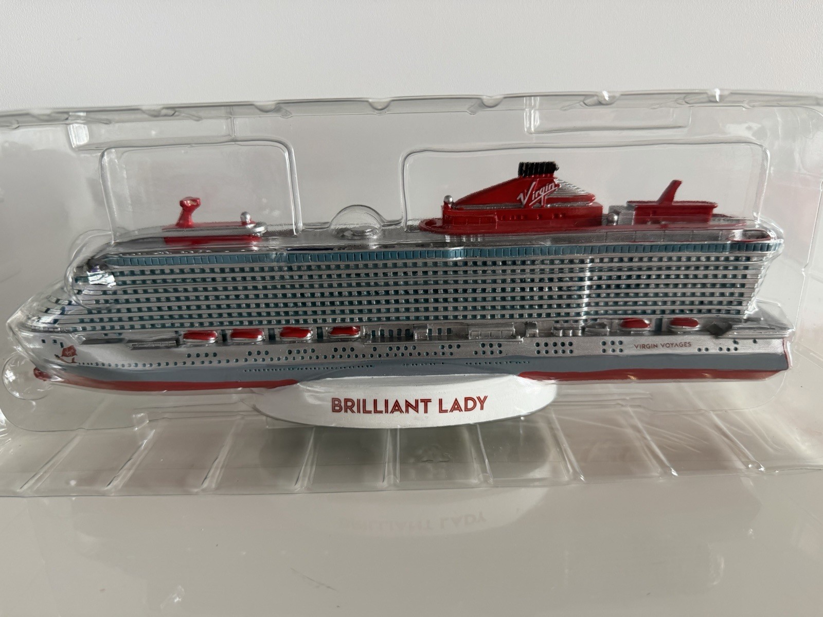 Virgin Voyages Brilliant Lady Resin model