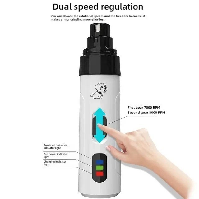 Upgraded Silent Groom Pro Nail Grinder Heusom Silent Grind Pro for Dogs Nail