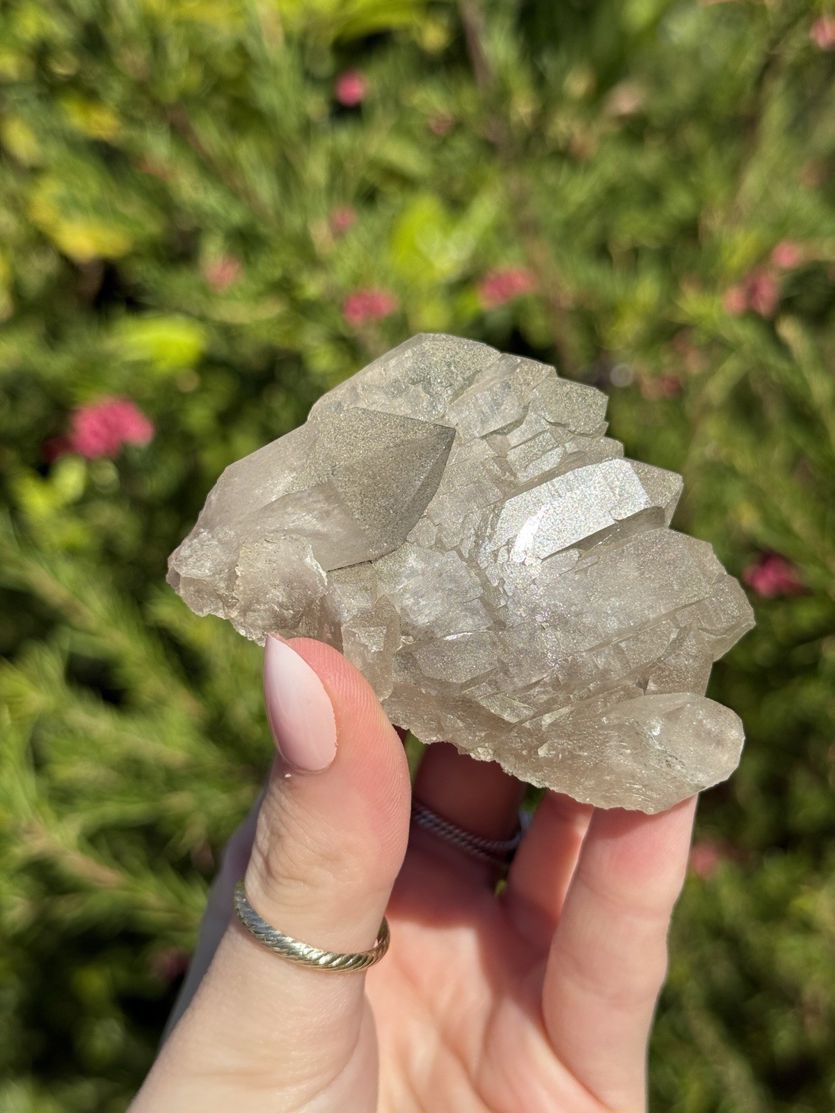 Swiss Gwindle Quartz with Chlorite | Uri, Switzerland | Natural Quartz Crystal