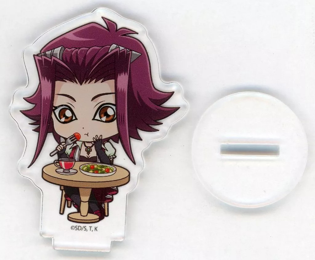 Aki Izayoi Yu-Gi-Oh 5D's Acrylic Petit Stand in France Collaboration, 6cm