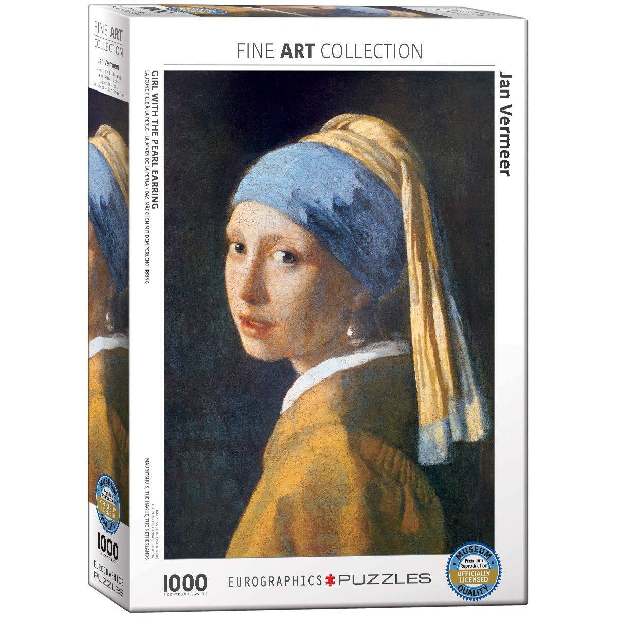 EuroGraphics Girl with A Pearl Earring by Vermeer 1000 Piece Puzzle (6000-5158)