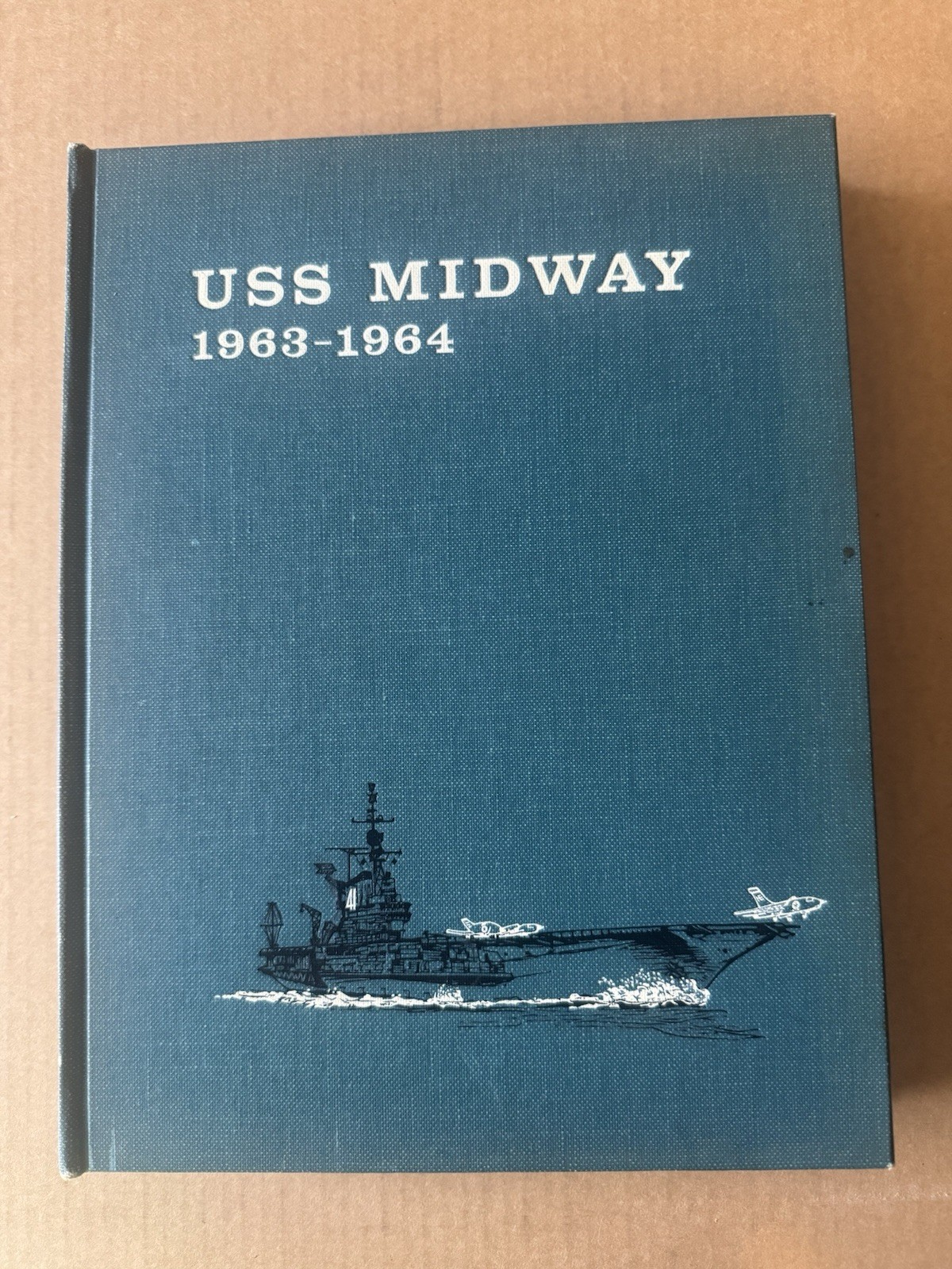 USS Midway CV-41 1963-64 WESTPAC Cruise Book. Vietnam War Era Naval Memorabilia USS Midway CV-41 1963-64 WESTPAC Cruise Book. Vietnam War Era Naval Memorabilia