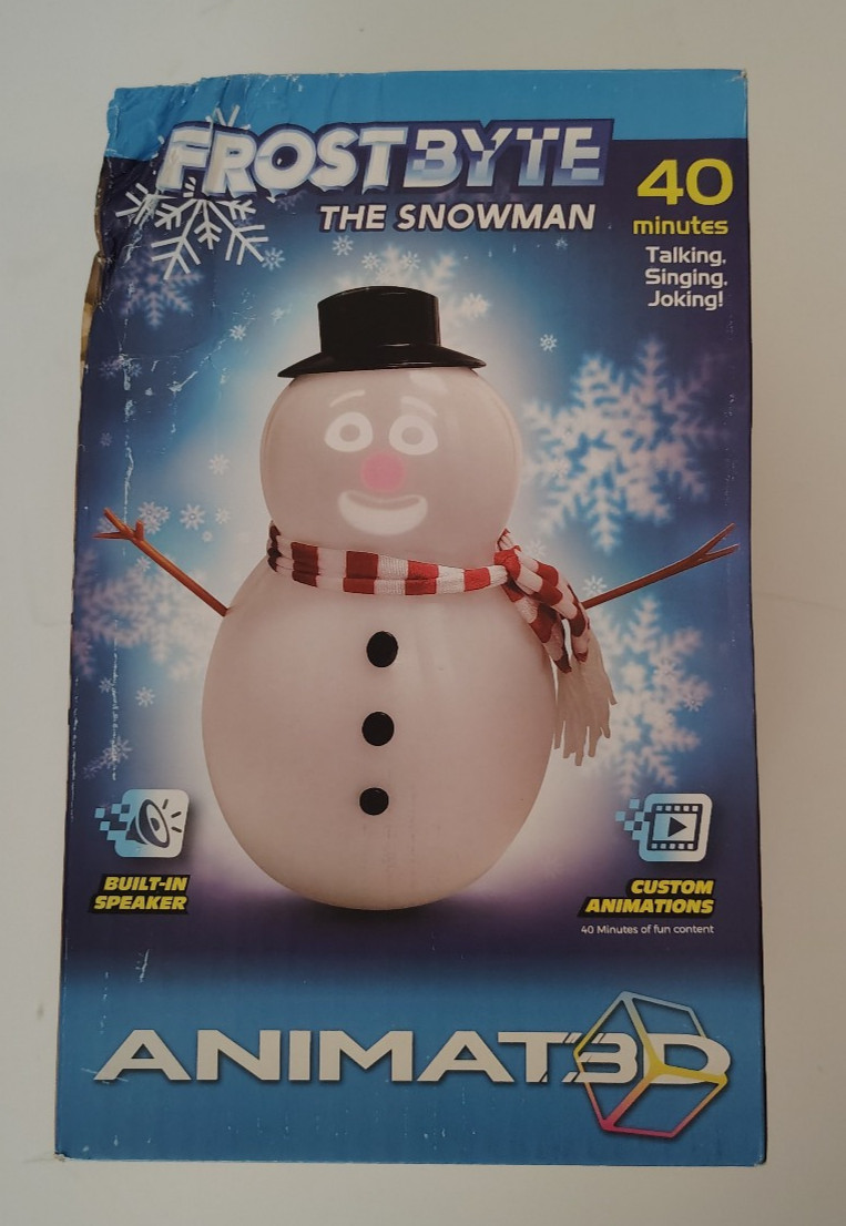 Frostbyte The Snowman-Talking Animated Snowman with Built in Projector & Speaker Frostbyte The Snowman-Talking Animated Snowman with Built in Projector & Speaker