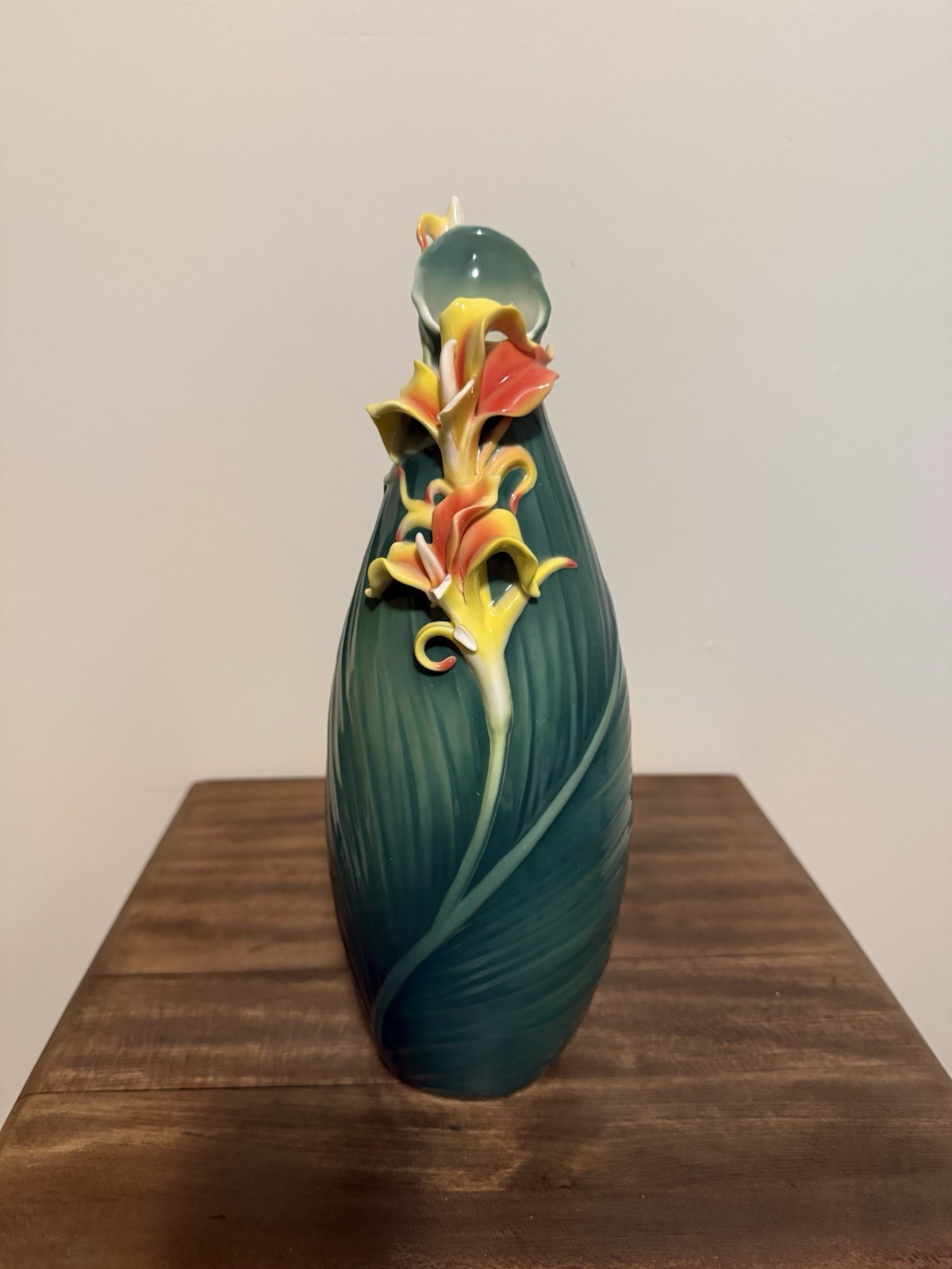 Franz Canna Lily Porcelain Vase from “Brilliant Blooms Collection” FZO1730