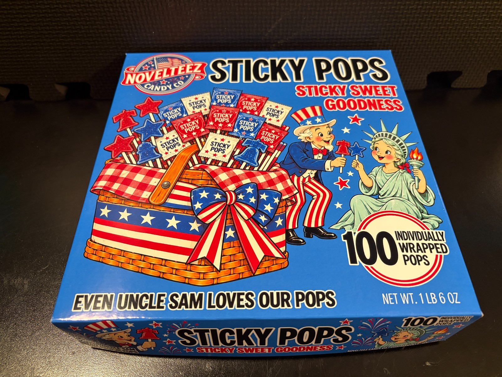 1957 Sticky Pops - July 4th, Inspired - Empty custom design display box