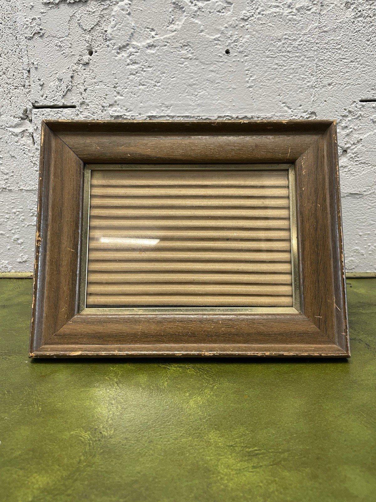 VTG 1990s Laminate Wood Picture Frame Document Degree Certificate Award 5x7