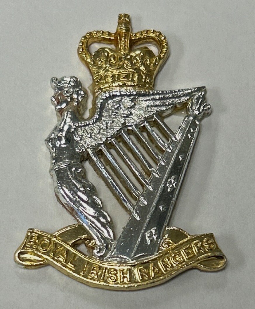 British Army Northern Irish Brigade Anodized Metal Cap Badge Gaunt