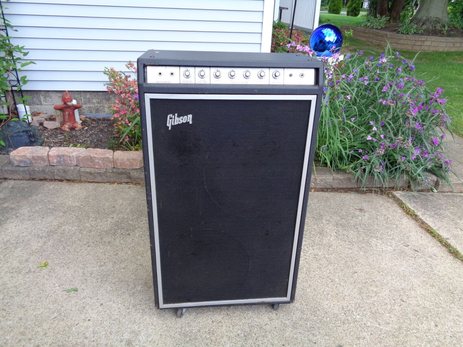 VINTAGE 1970\'S 1972 1973 GIBSON BASS GUITAR SPEAKER AMPLIFIER # G-100B ORIGINAL