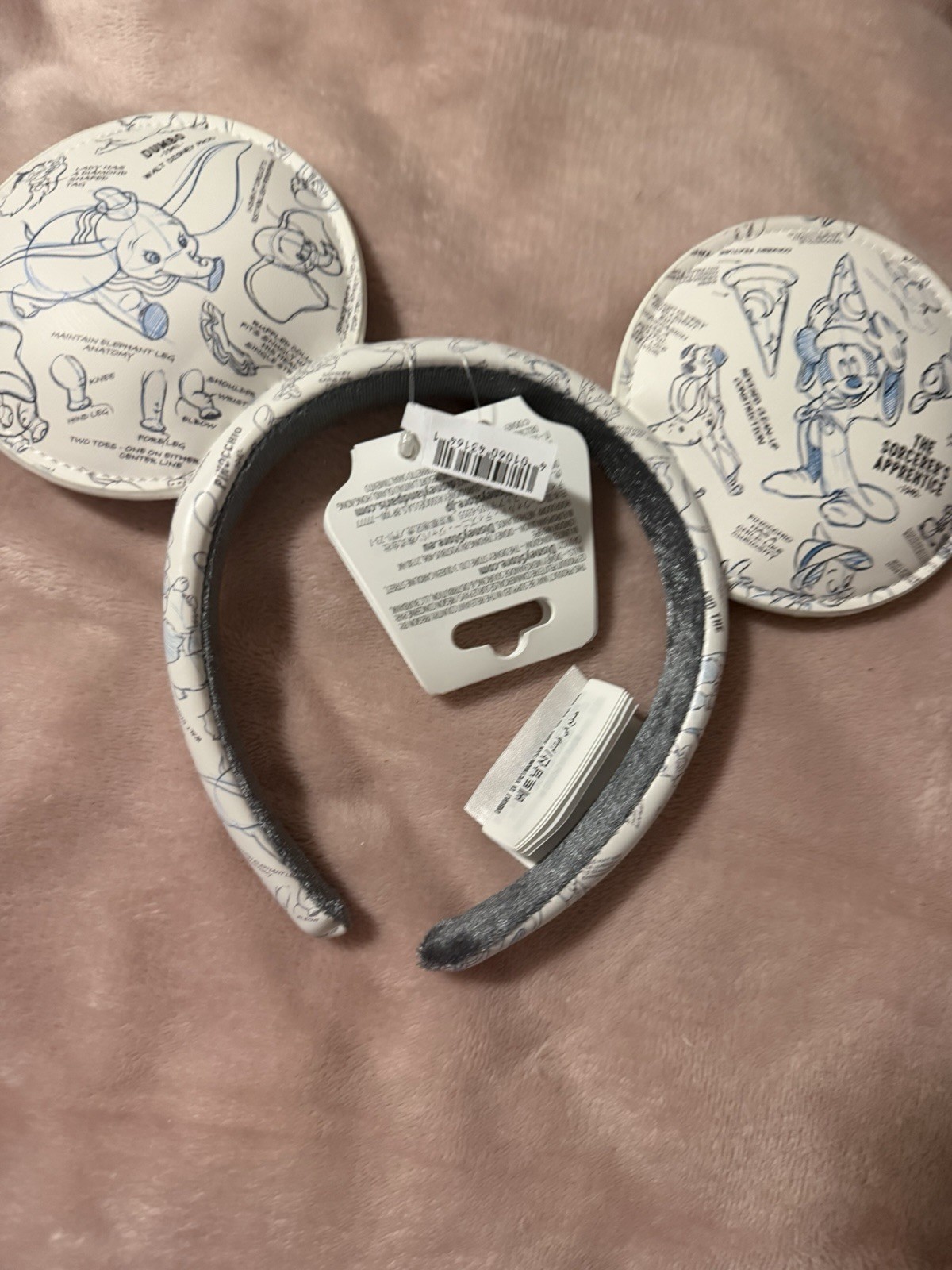 2026 Disney Parks Ink & Paint Magic Animation Sorcerer Mickey Ears Headband New