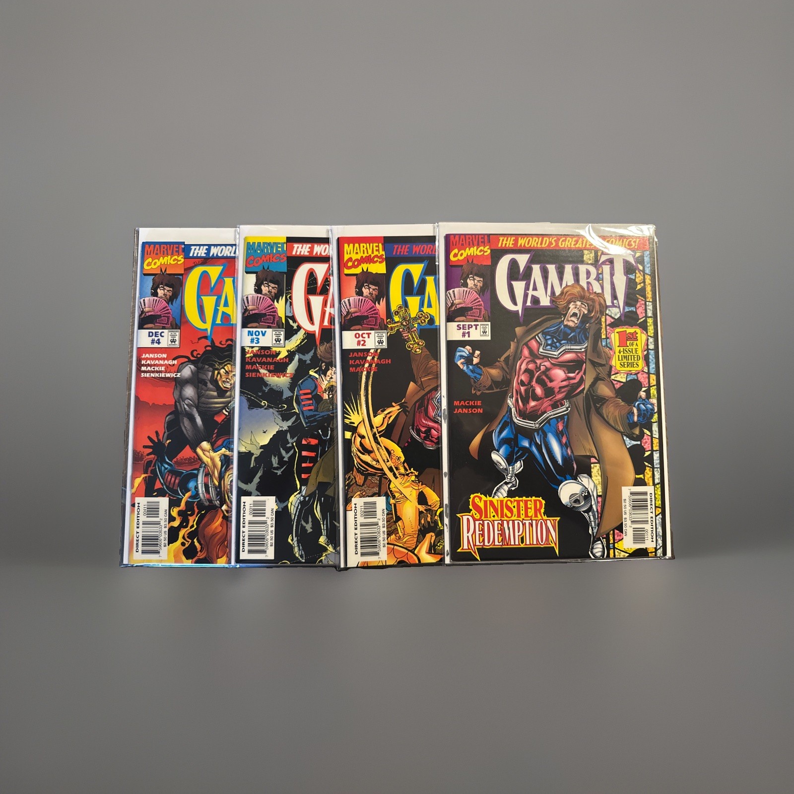 Gambit (Marvel vol. 3) 1-4 VF -NM Lot (4)Books) 1997 Gambit (Marvel vol. 3) 1-4 VF -NM Lot (4)Books) 1997