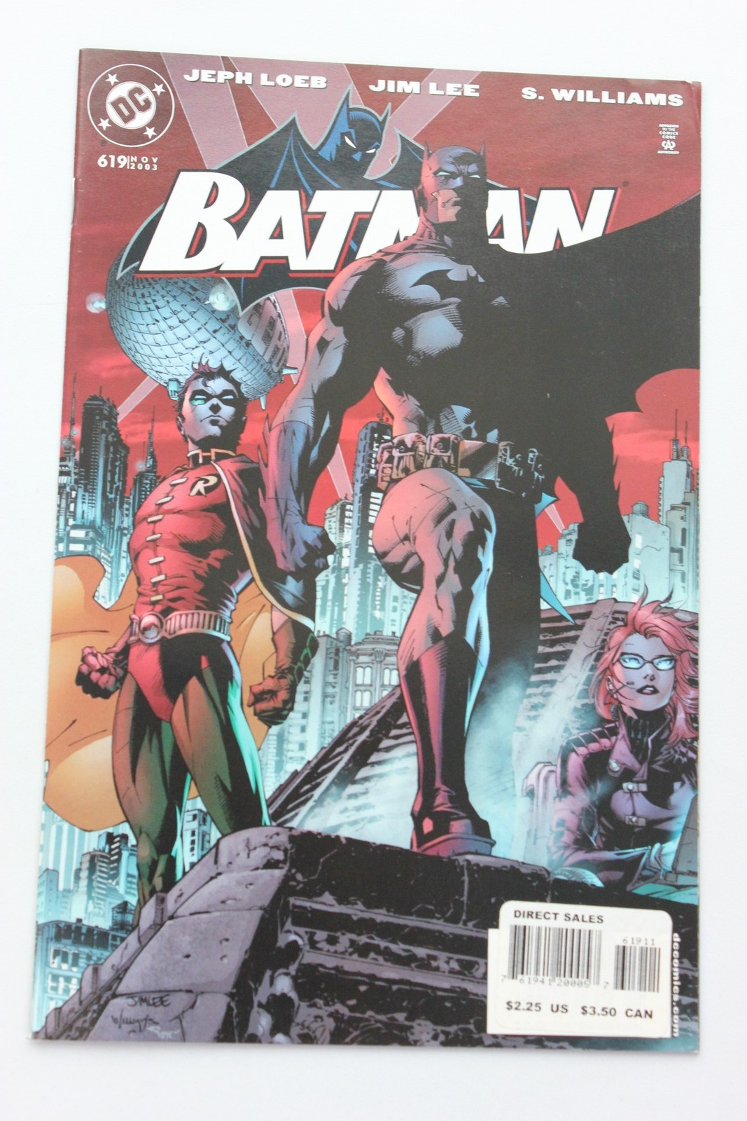 Batman #619 (2003) Rare Newsstand with Direct Sticker NM Batman #619 (2003) Rare Newsstand with Direct Sticker NM