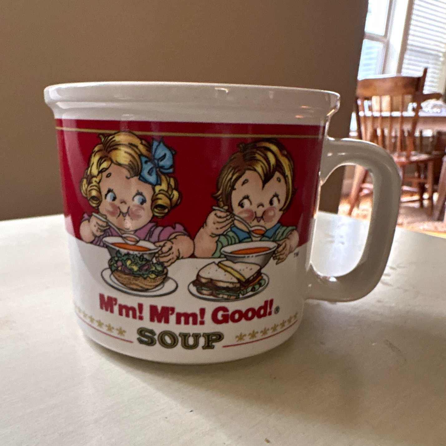 Vintage 1993 Campbell’s Kids Soup Mug Westwood 14 Oz M’m M’m Good