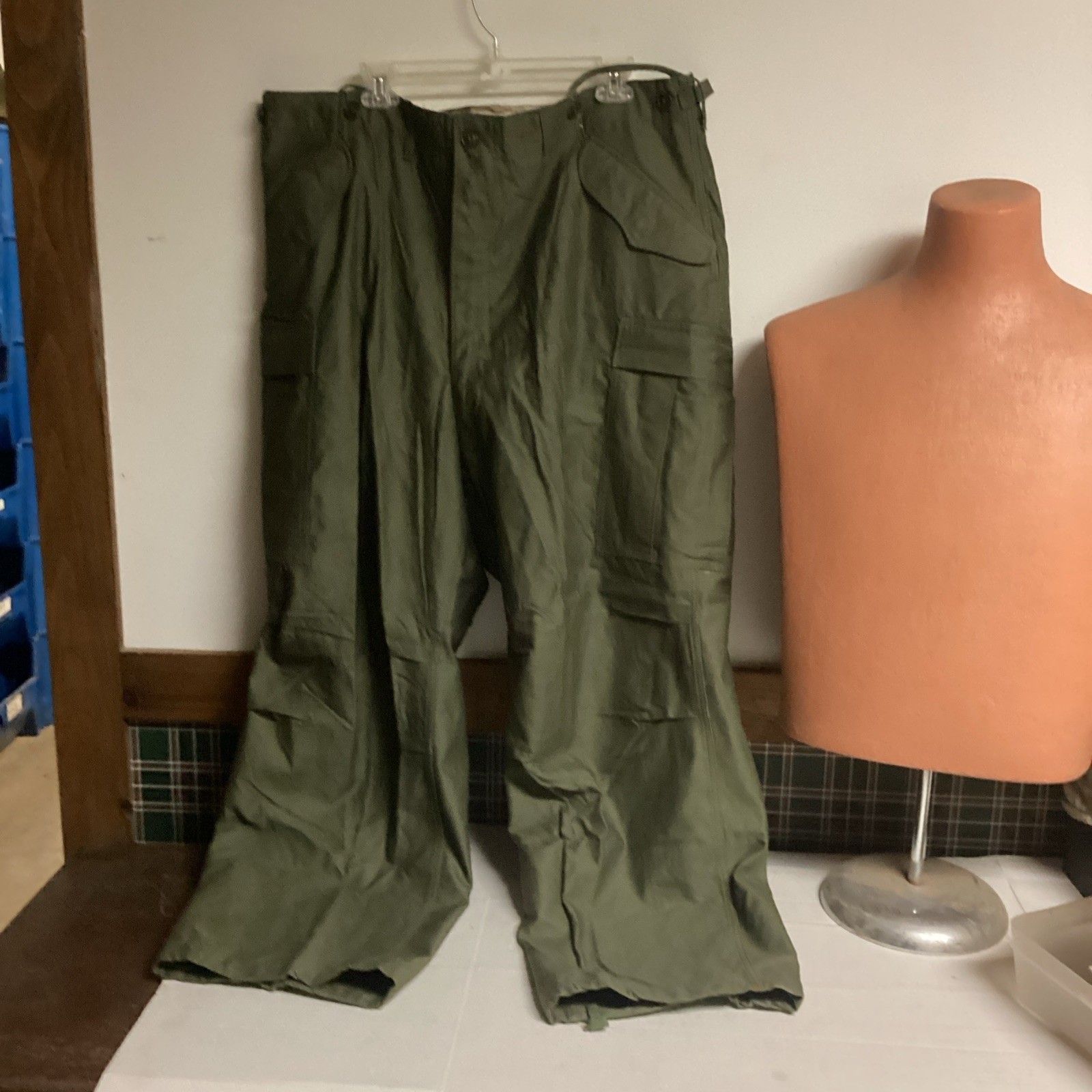 *Vintage Size Extra Large Regular M51 OD Field Trousers Shell Field M-1951 pants