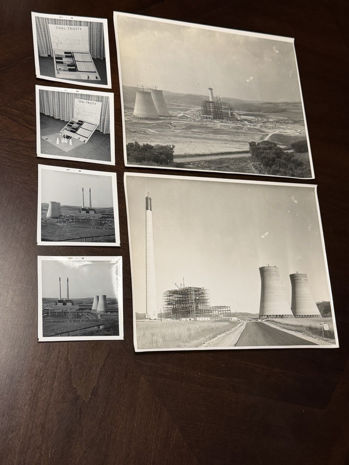 Vtg 1968 Keystone Generating Station Power Plant Photo Lot Shelocta PA Coal 