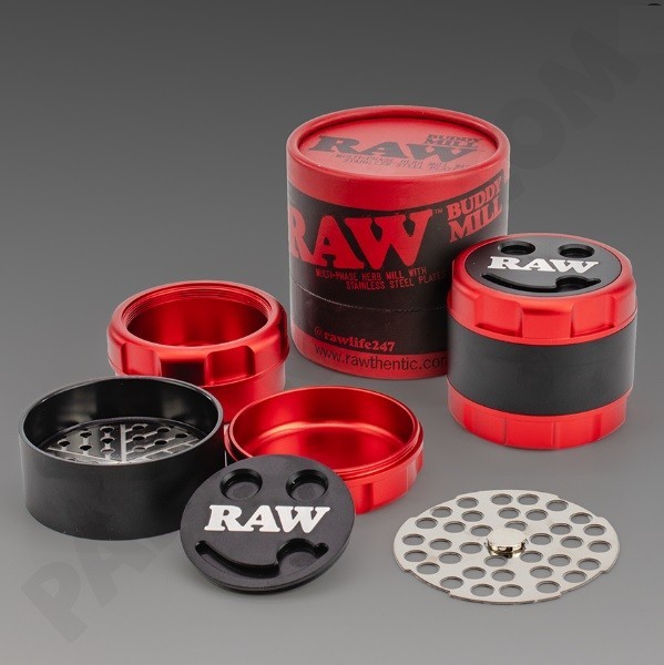 RAW Buddy Mill Grinder  Adjustable Particle Size Grinder Official RAWthentic