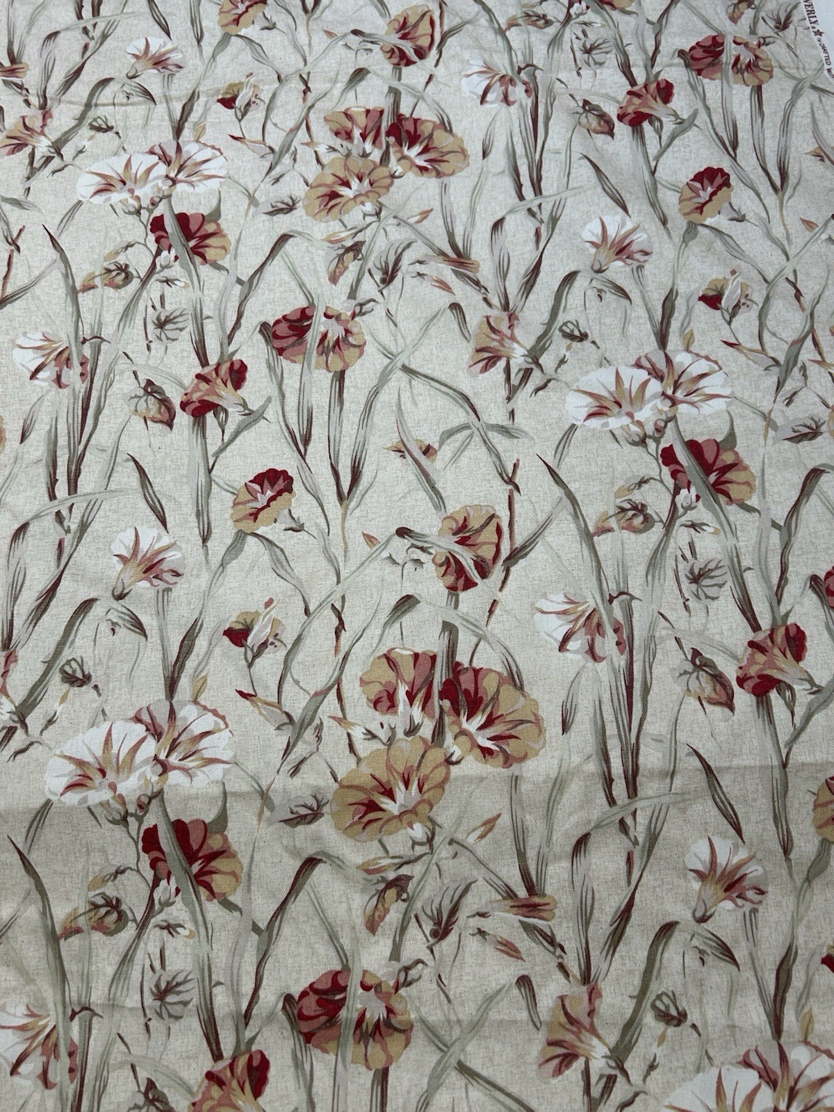 4 Yards Waverly Fabric Glory Be Vintage Collection Floral 56” Wide New
