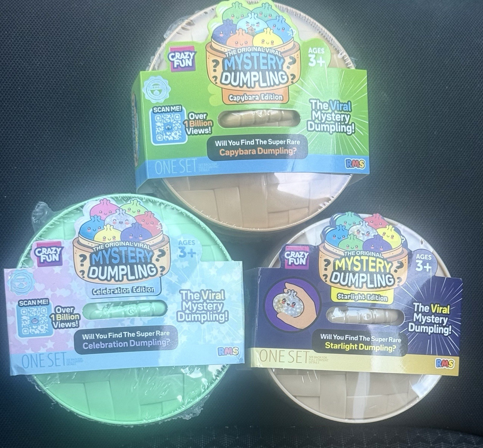 Five Below RMS Viral Squishy Mystery Dumpling Lot Of 3 - 100% Authentic Five Below RMS Viral Squishy Mystery Dumpling Lot Of 3 - 100% Authentic