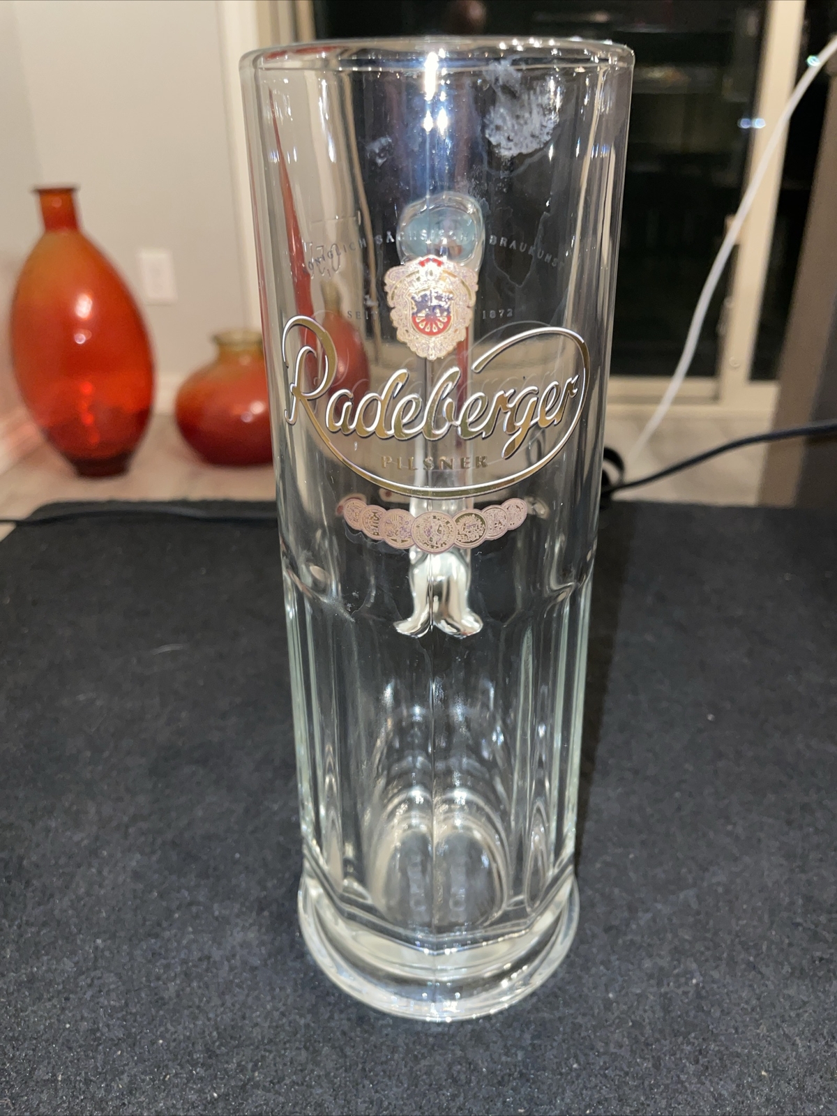 RADEBERGER Pilsner German Mug Tall Beer Glass Man Cave 0.5L