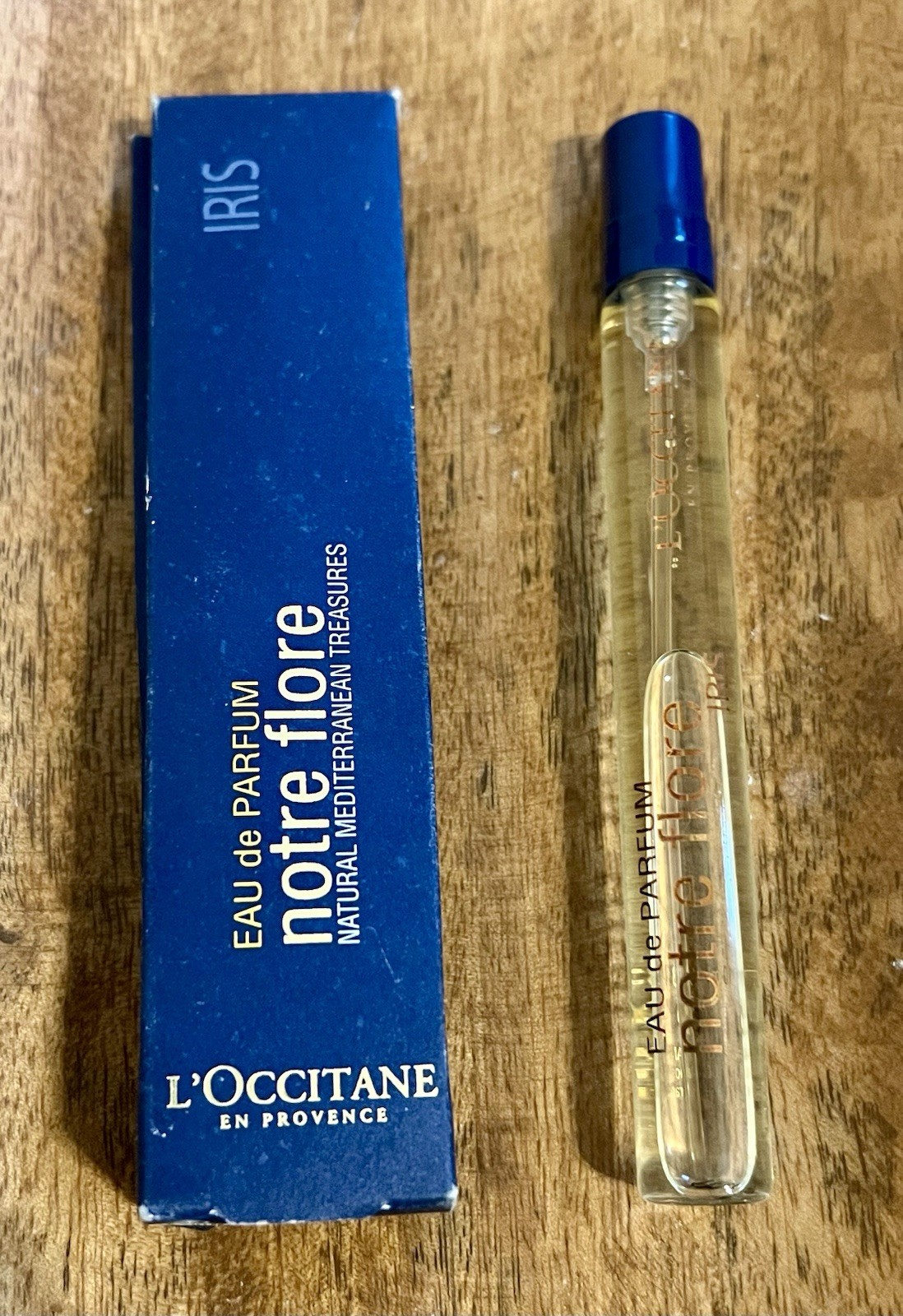 L’Occitane Iris Perfume Notre Flore EDP Travel Size 10 mL NEW, Rare Discontinued