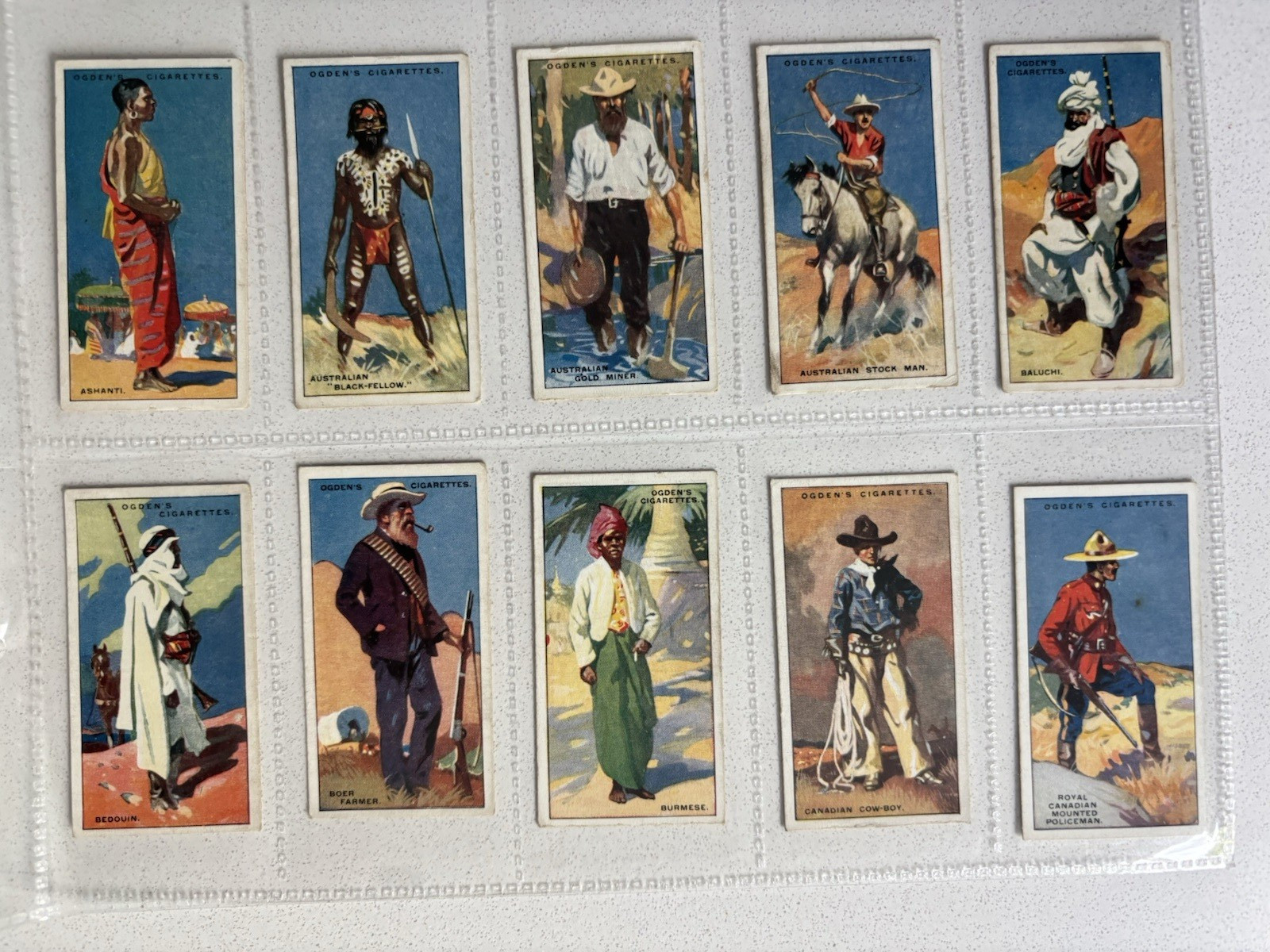 Ogdens Cigarette Cards 1927 Picturesque People of the Empire Complete Set 25