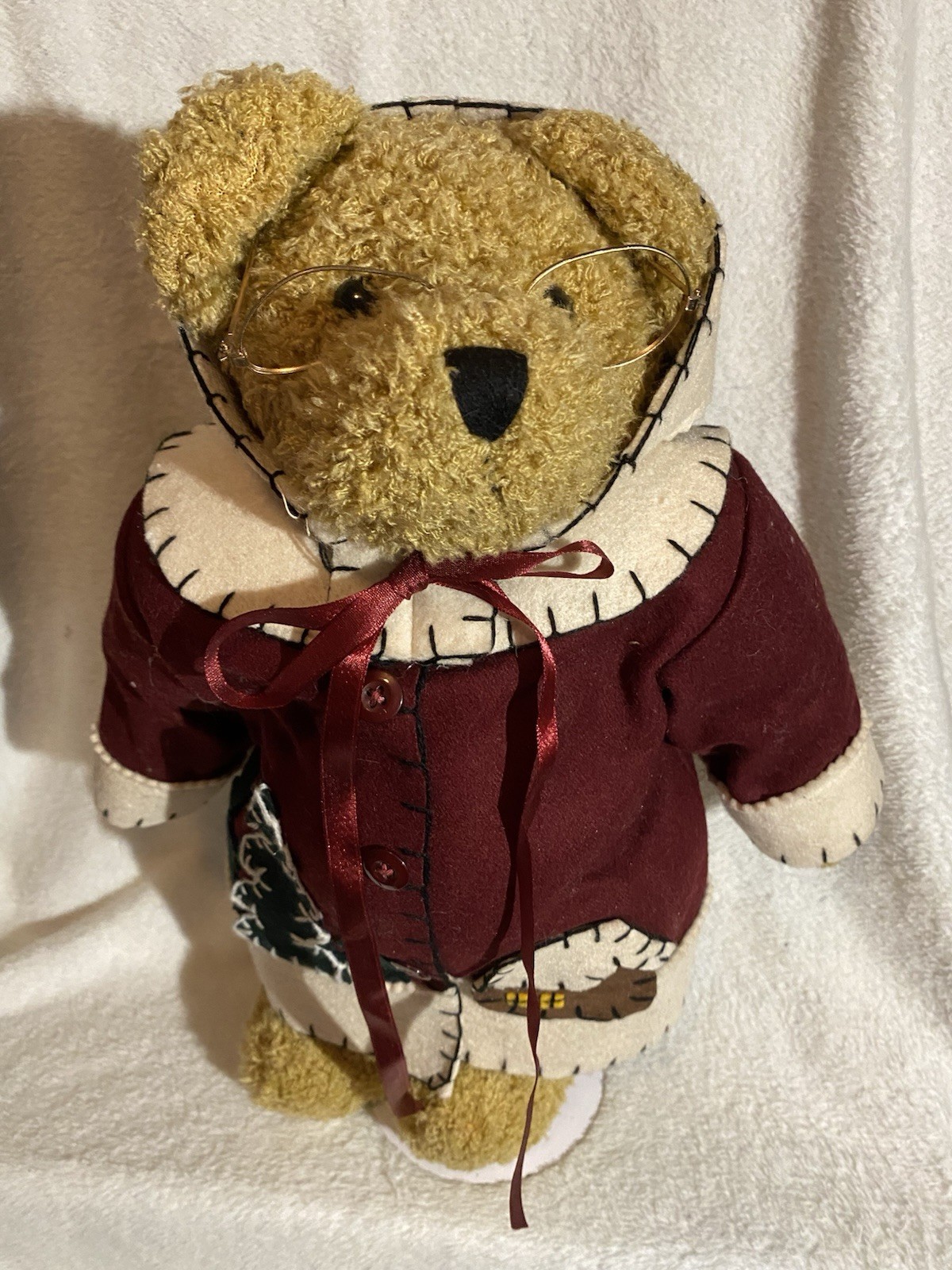Vintage Boyd’s Bear Postable Music Box (works) Head Does Move