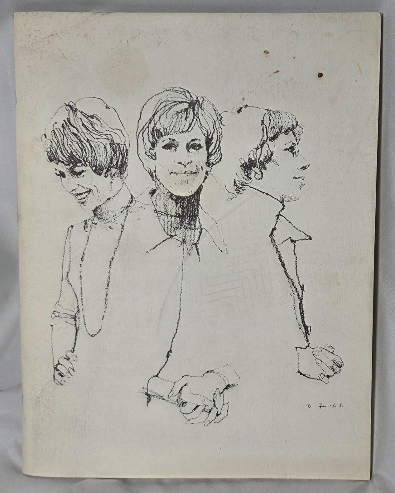 Carol Burnett - Jack Benny Memorial Award program w/ Jane Wyatt letter, 50+ pgs