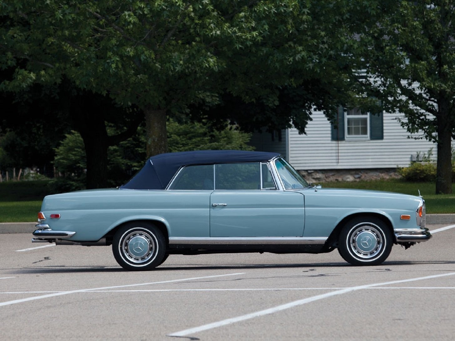 Cars 1971 mercedes benz 280 se cabriolet Art Print Poster 11x17