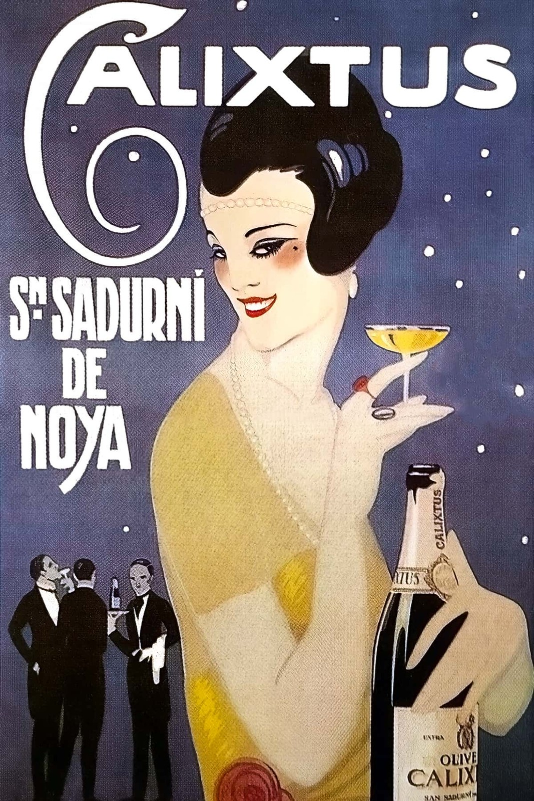 Calixtus Vintage Art Poster 🥂 - S.Sadurní de Noya (1920s) - 24x36” - Premium