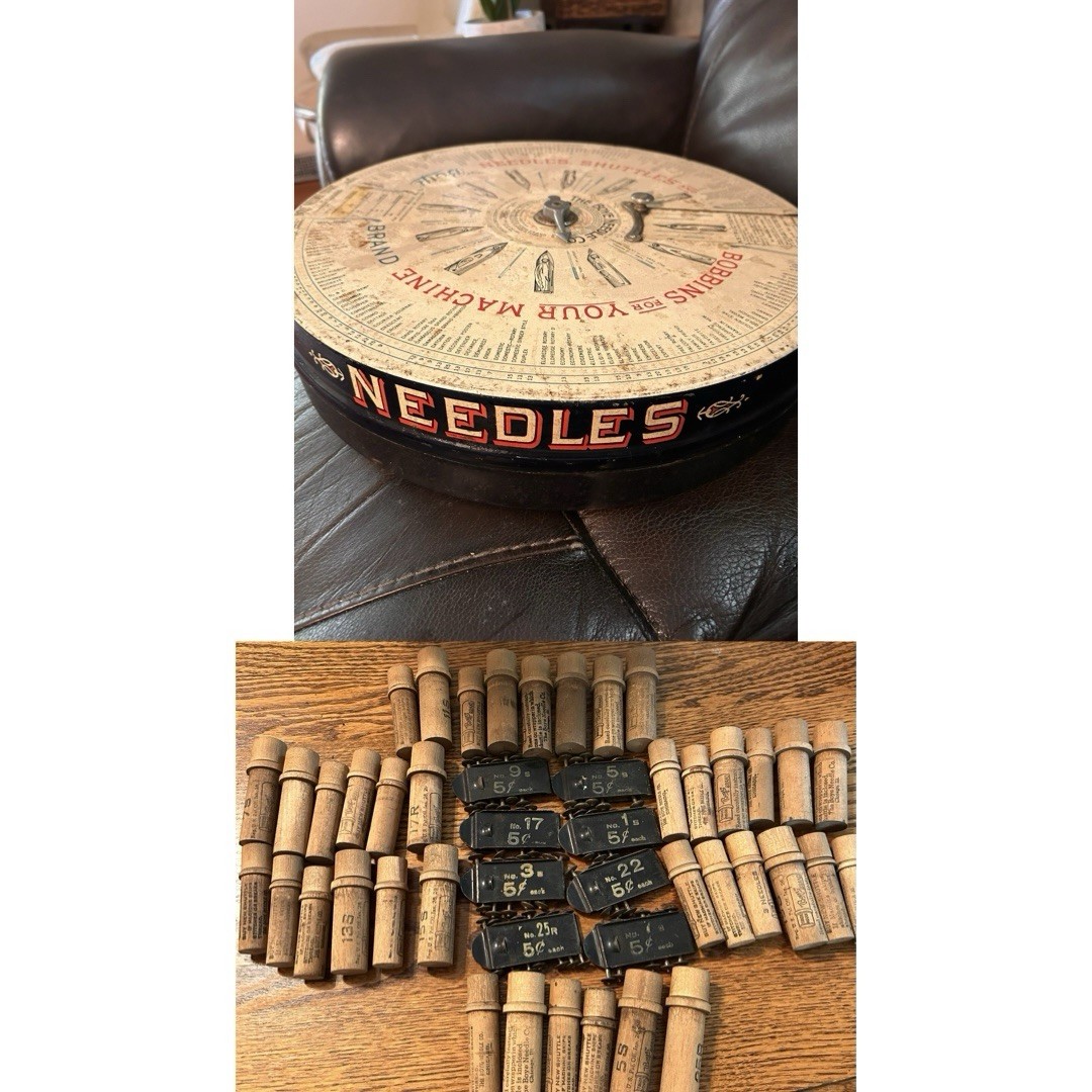 VTG 1929 Boye Needle Co. Needles Shuttles Bobbins Store Display