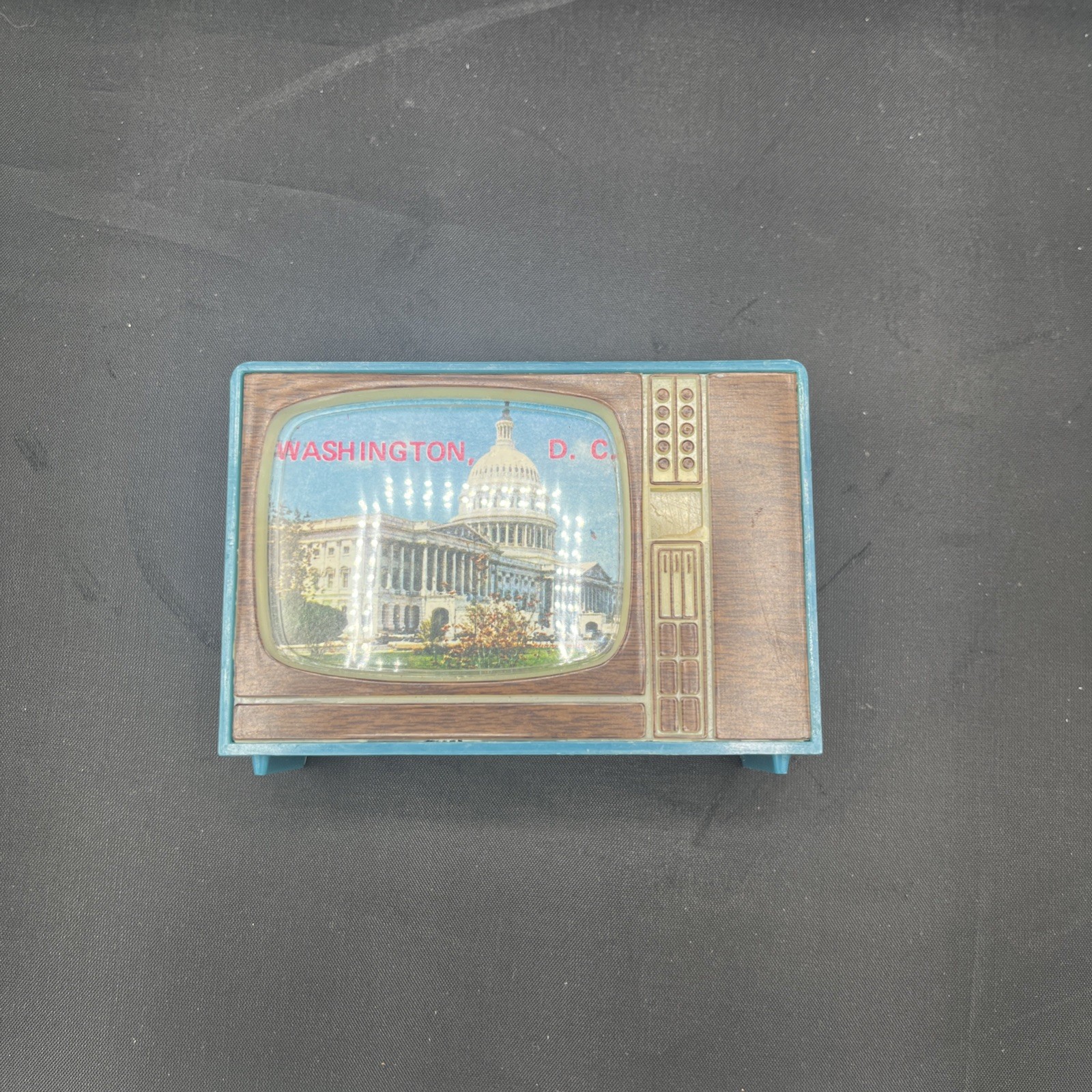 Vintage 1970s Whitehouse US Capitol Tv Made In HongKong