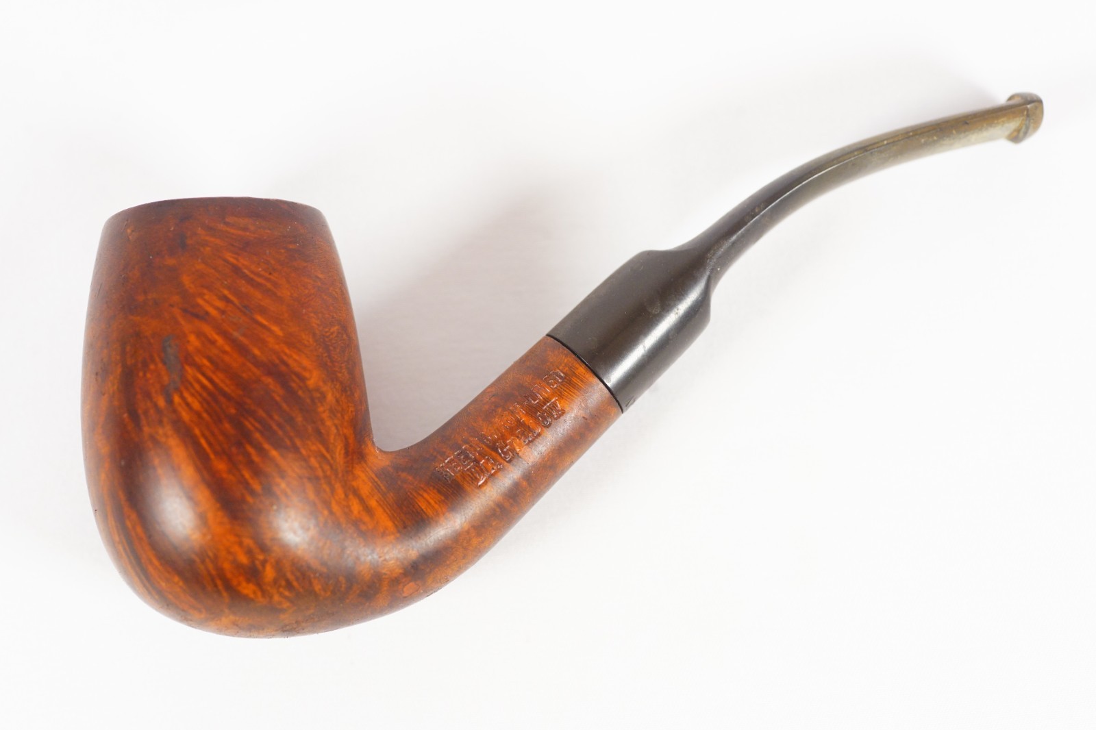 Vintage Dr Grabow Meerschaum Lined Estate Tobacco Pipe Bent Briar