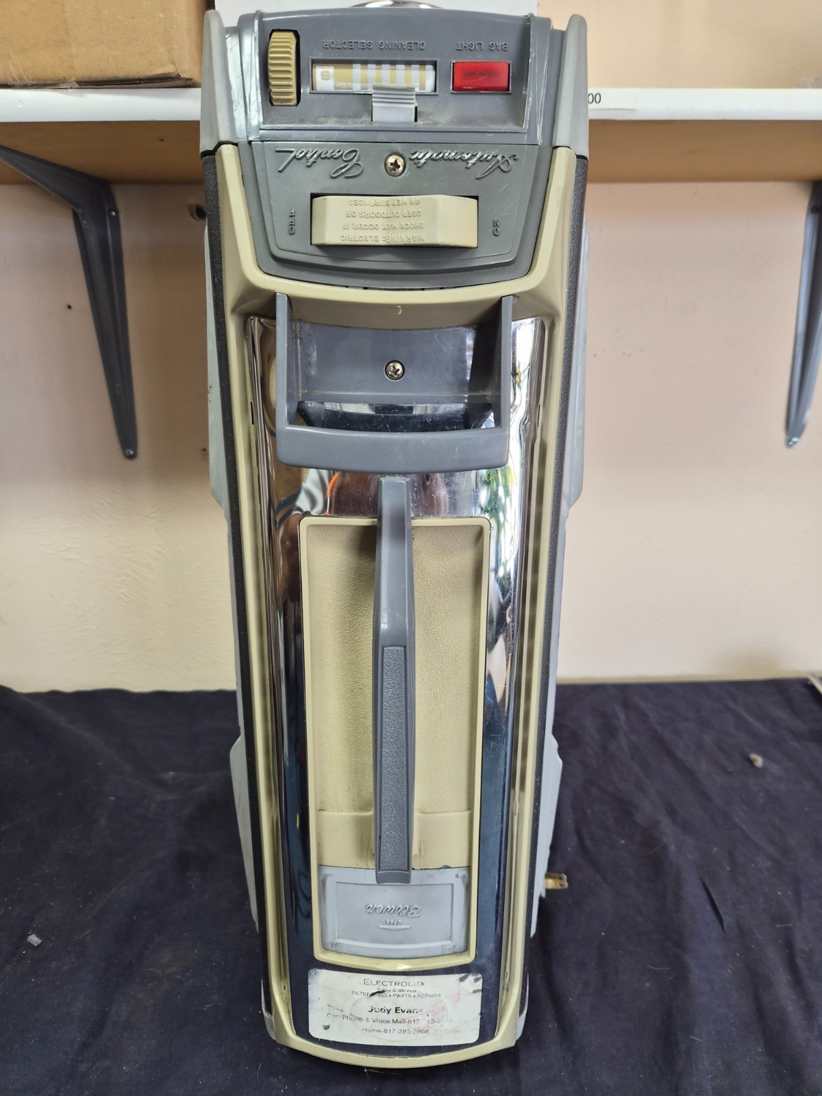 Unrestored Original Vintage Electrolux Silverado Deluxe Canister Vacuum - Video