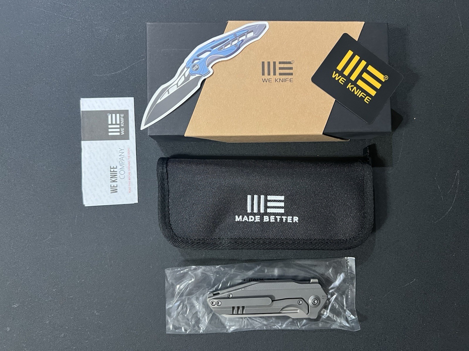 WE Knife Co. StarHawk WE21017-1 ~ 20CV & Titanium WE Knife Co. StarHawk WE21017-1 ~ 20CV & Titanium