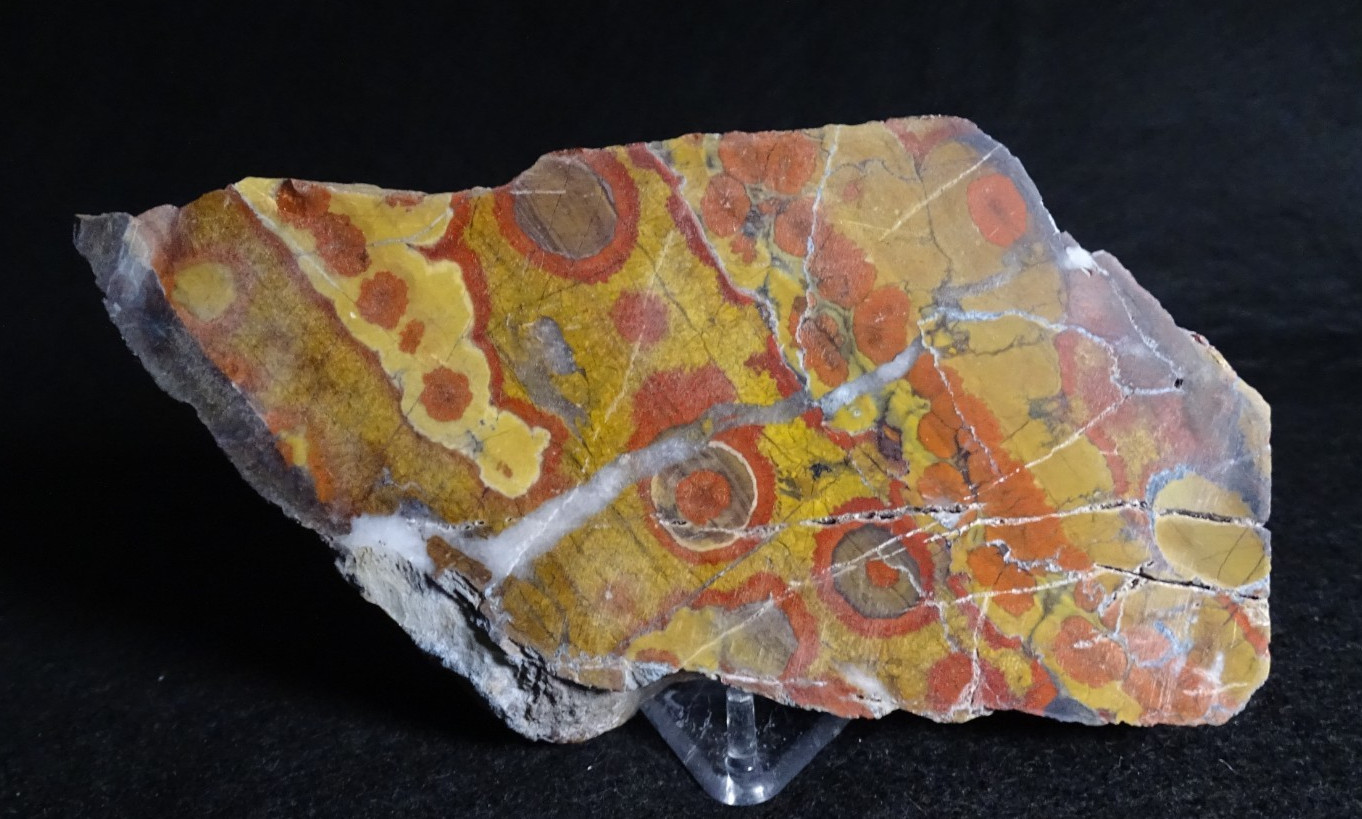 Morgan Hill Poppy Jasper Thick Slab Collector Lapidary Specimen California Morgan Hill Poppy Jasper Thick Slab Collector Lapidary Specimen California