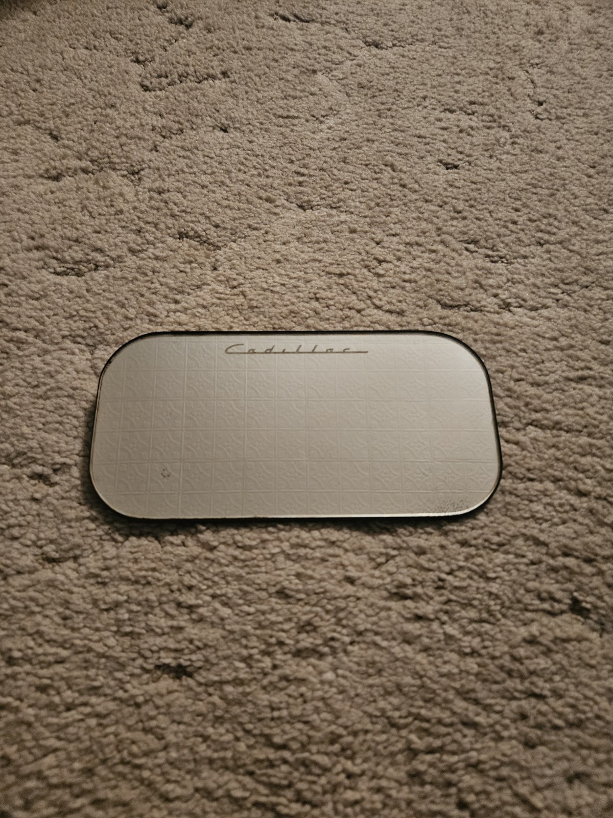 Original 1940's 50's CADILLAC DEALER Sun Visor VANITY MIRROR Old Car Accessory Original 1940's 50's CADILLAC DEALER Sun Visor VANITY MIRROR Old Car Accessory