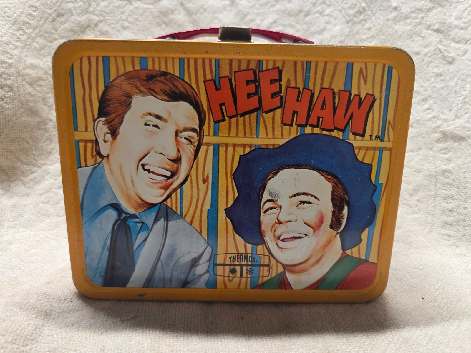 VINTAGE 1970 Hee Haw metal Lunchbox .. EXCELLENT CONDITION NO THERMOS