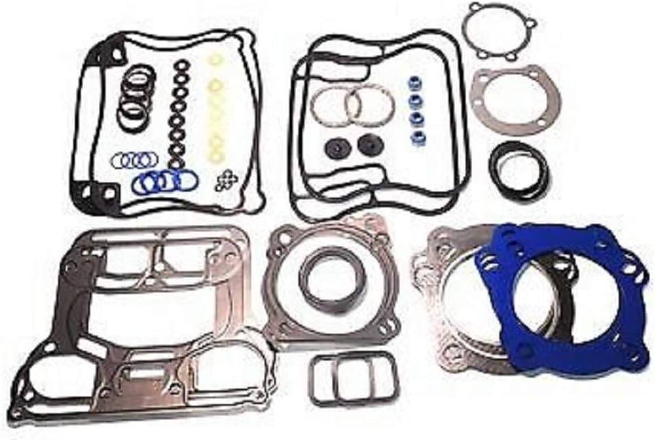 Aftermarket complete Top End Gasket Kit compatible replacements for Harley XL 12 Aftermarket complete Top End Gasket Kit compatible replacements for Harley XL 12