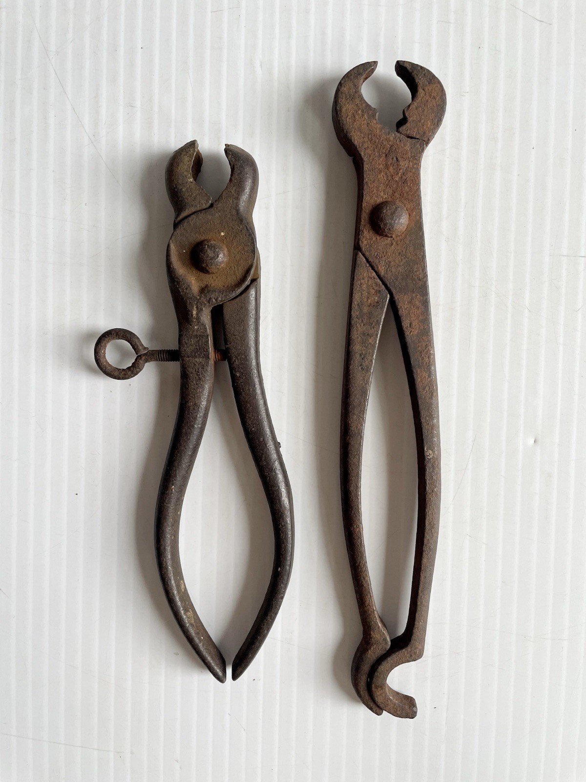 Two (2) Vintage/ Antique Hog Ring Pliers Tools