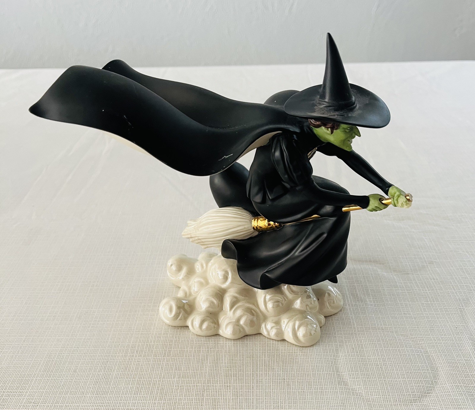 Lenox Wizard Of Oz Wicked Witch\'s Fury Figurine Rare 24k 