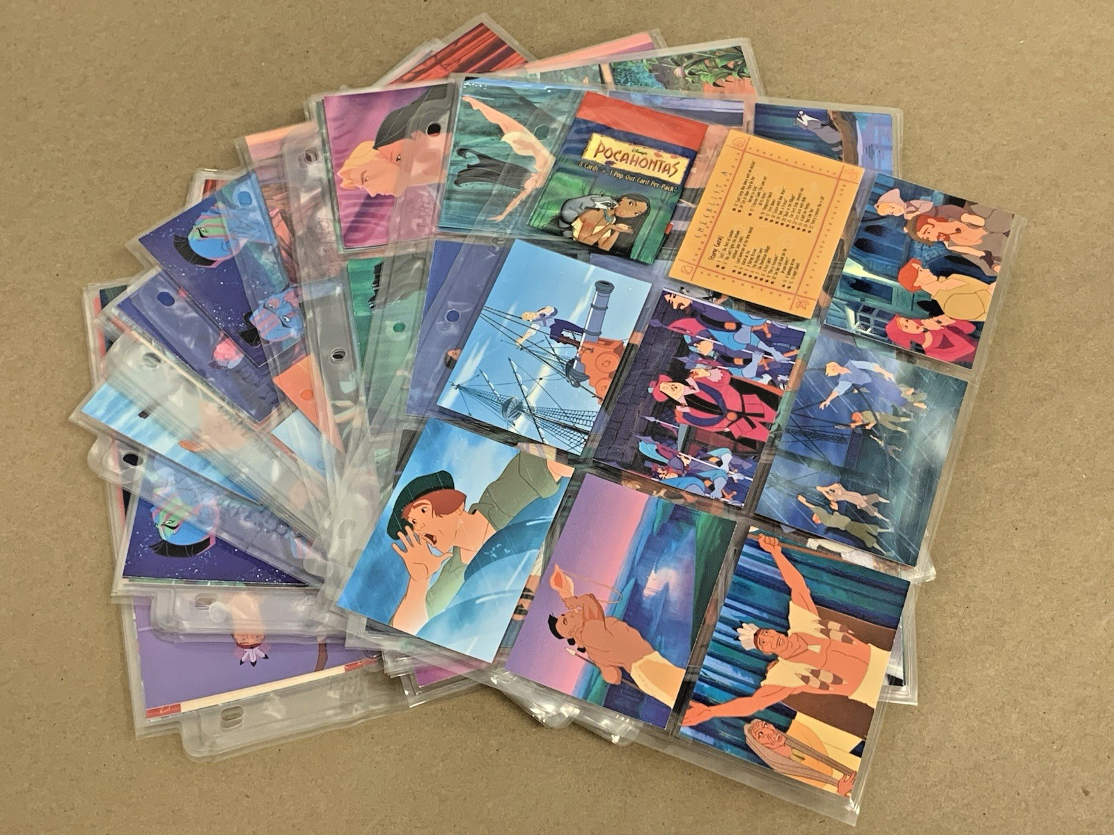 Vintage 1990\'s Skybox Disney Pocahontas 204 Trading Cards 2 Complete Sets