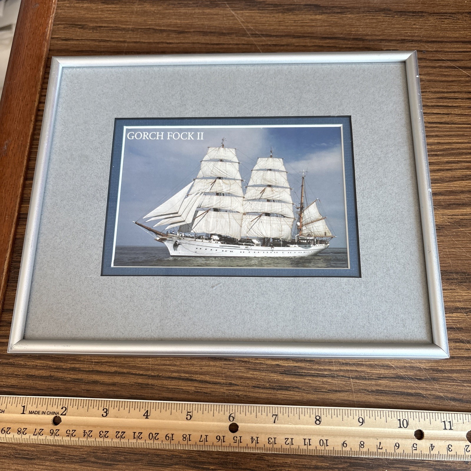 Gorch Fock II 2 West German Ship Professionally Framed Operation Sail Boat Fleet