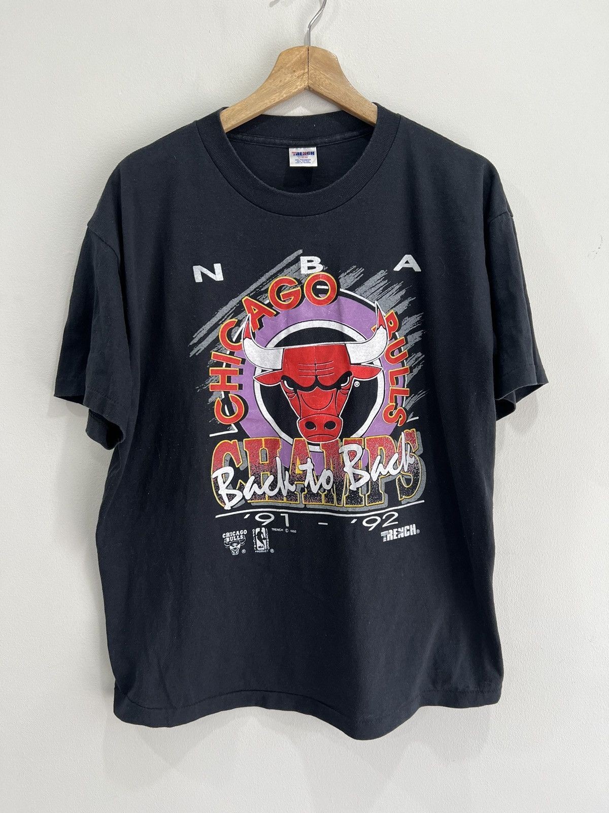 Vintage Chicago Bulls Tee Shirt back to back champion Vintage Chicago Bulls Tee Shirt back to back champion